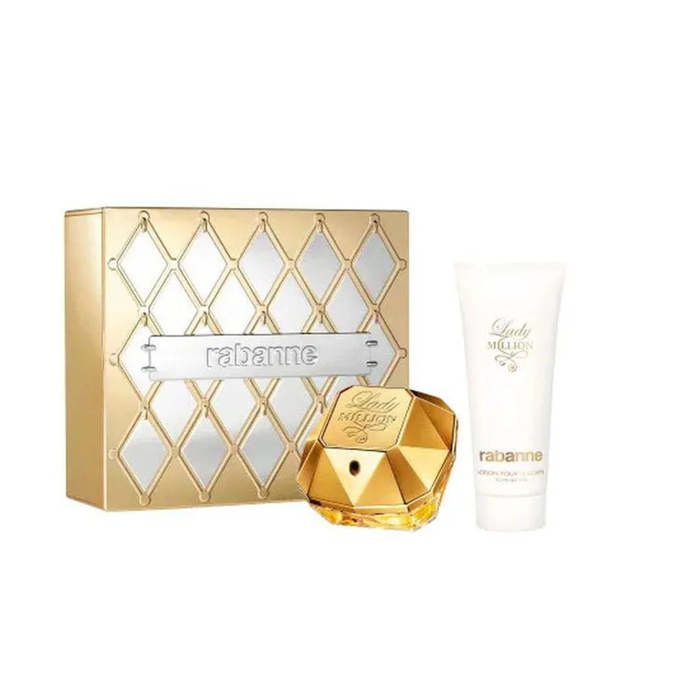 Lady Million EDP 80ml Sensual Loción Corporal 100ml EDP 5ml